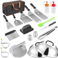 zycBernoi 20-Piece Griddle Accessories Kit – Stainless Steel Flat Top Grill Set