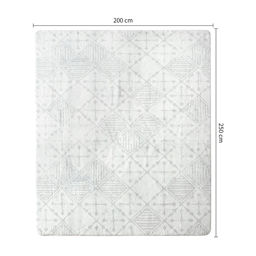 Leesentec Abstract Geometric Rug | 200x250cm Non-Slip Modern Carpet