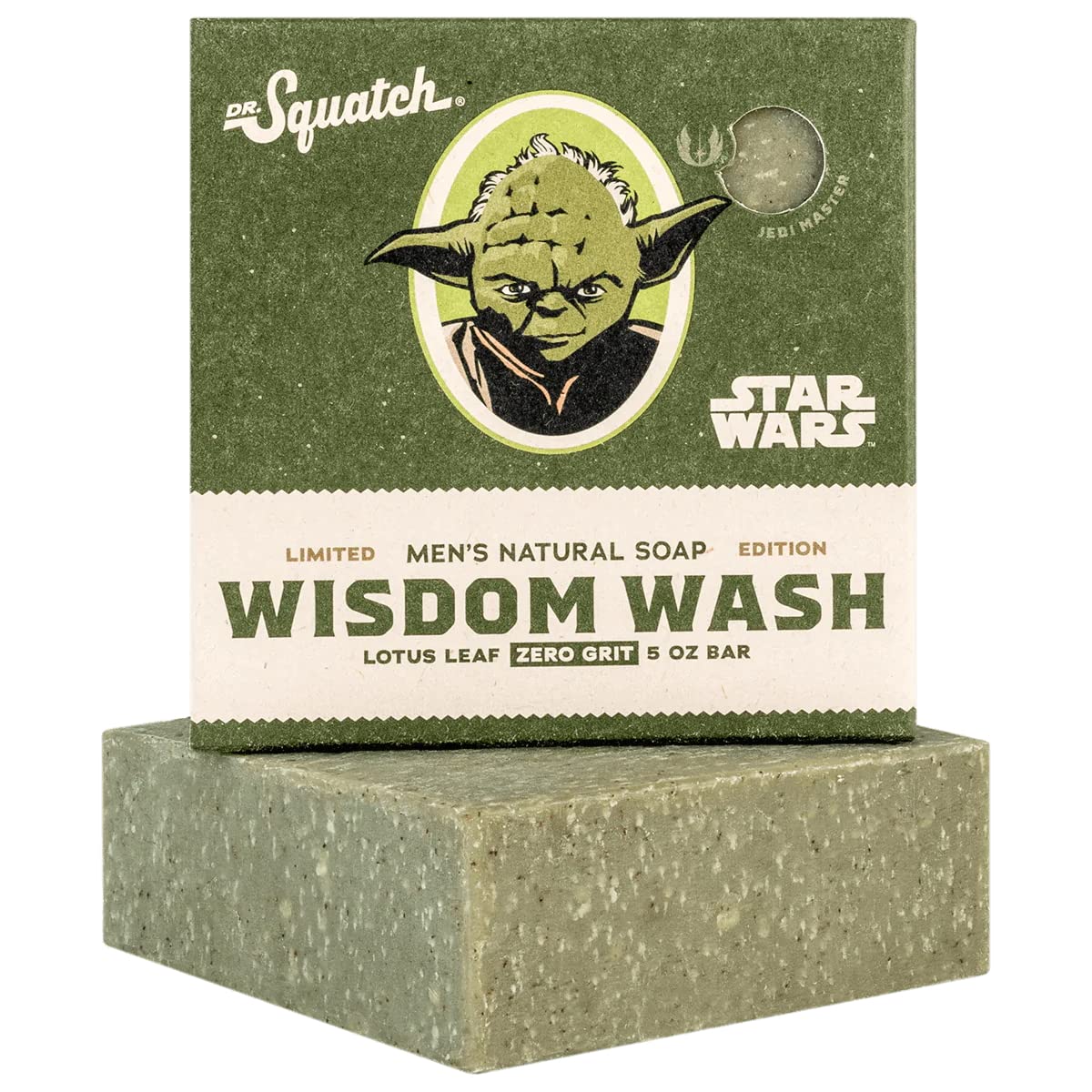 Dr. Squatch Star Wars Wisdom Wash Natural Soap Bar for Men – 5 oz