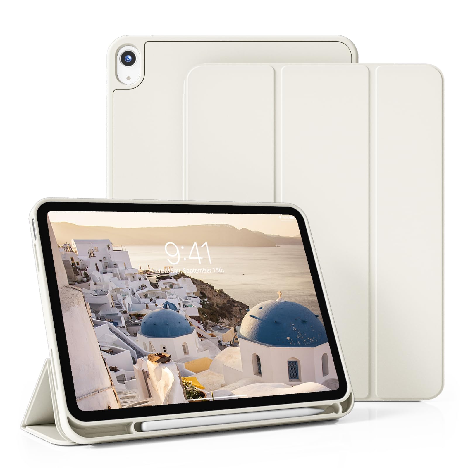 ZOYU iPad 10th Gen 10.9/11 Inch Case with Pencil Holder & Trifold Stand