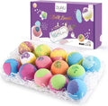 DUAIU 14pcs Natural Bath Bomb Gift Set | Organic Essential Oil Bubble Bath