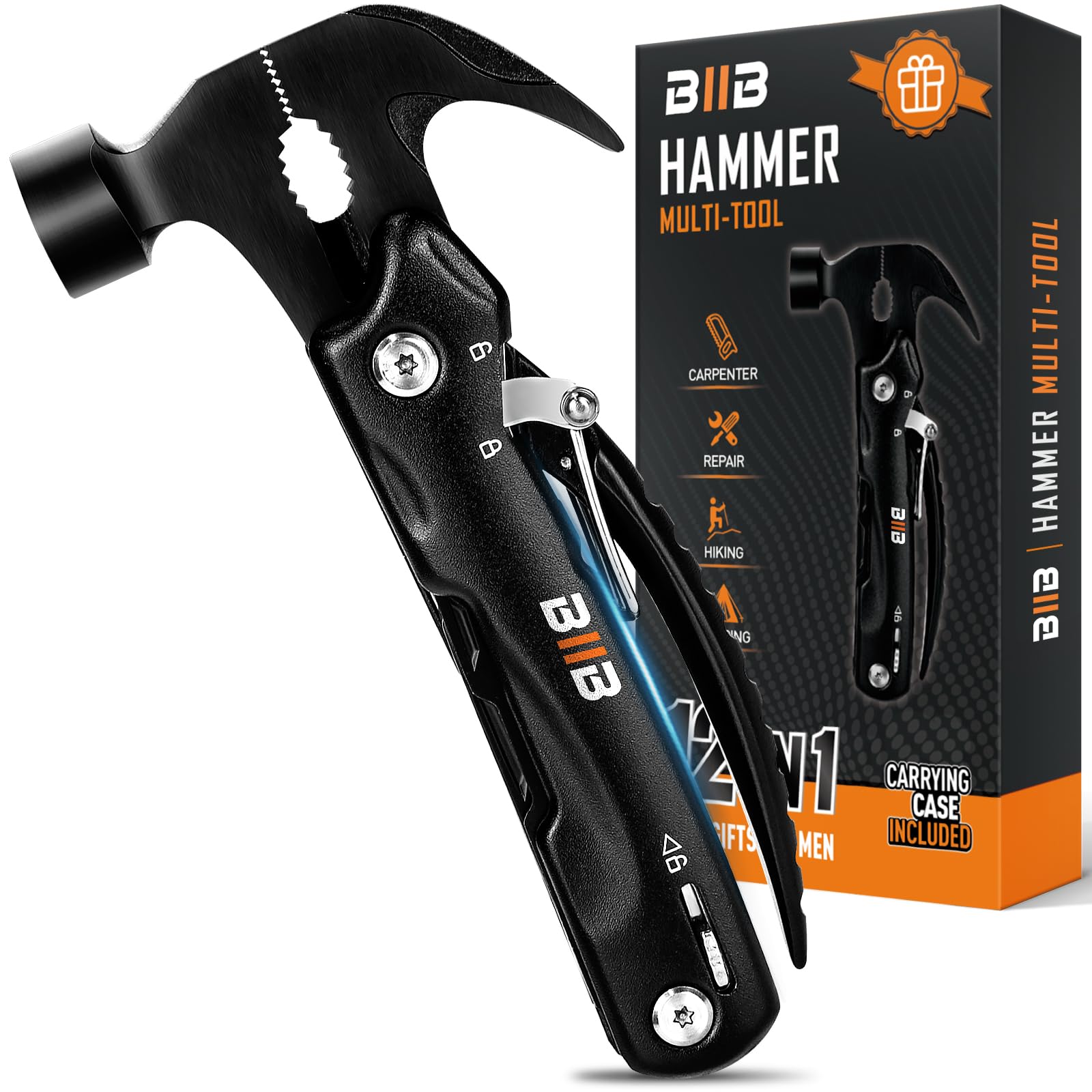 BIIB 12-in-1 Multi Tool – Camping Gear and Hand Tools