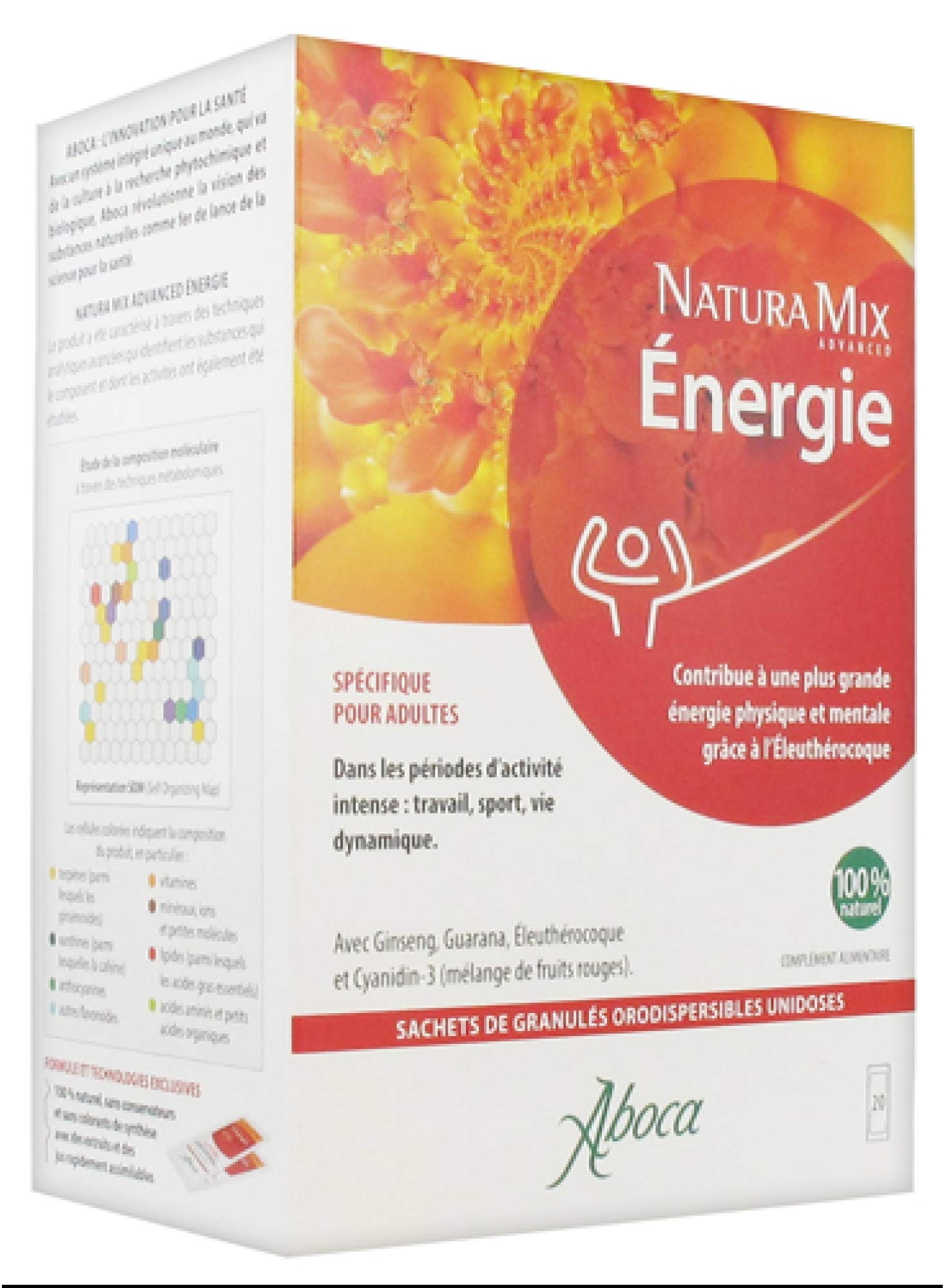 Natura Mix Advanced Energy Supplement – Natural Vitality (20 Sachets)