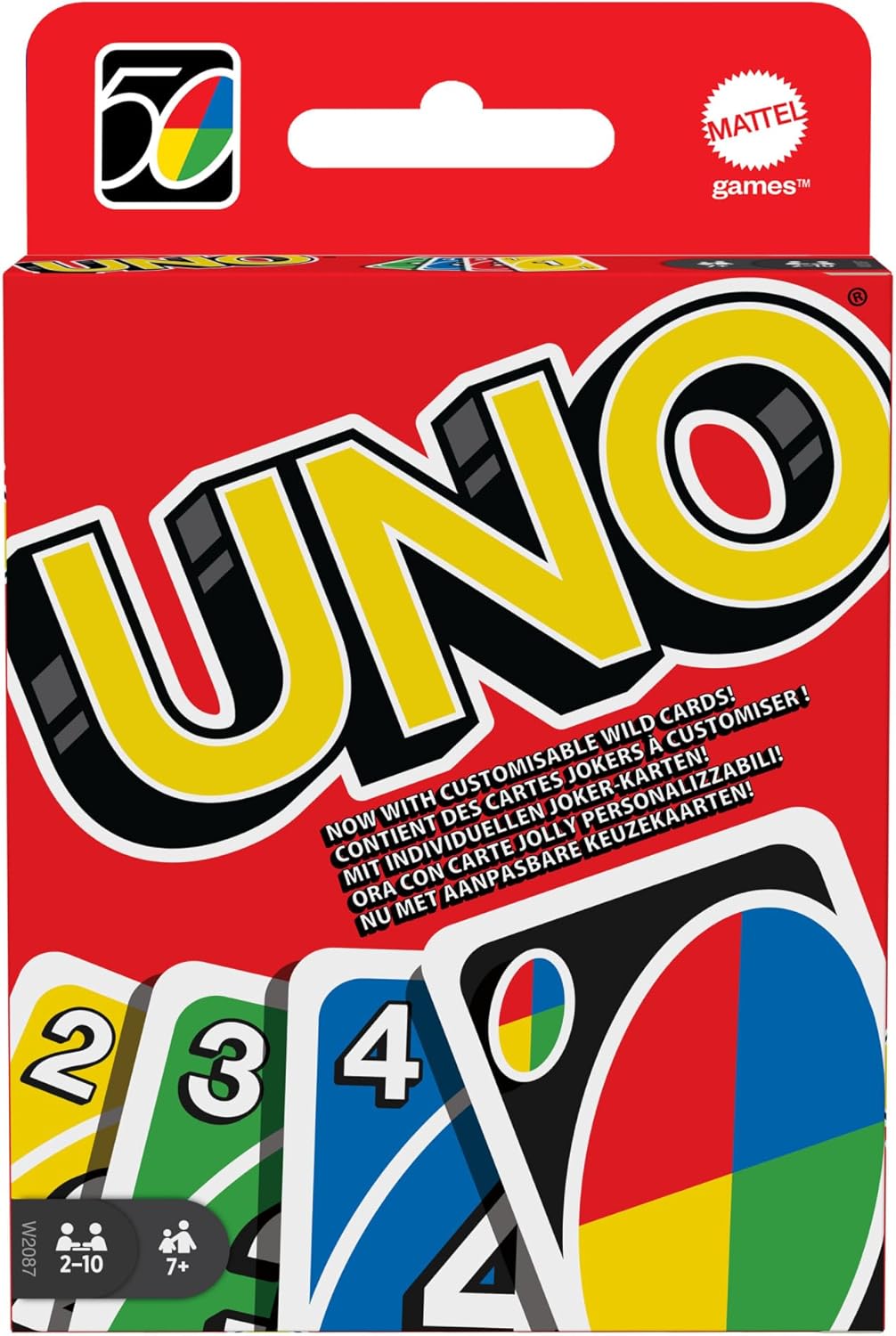 Mattel Games UNO Card Game – Color Blind Accessible Family Party Game