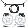 RUJOI Hydraulic Bike Disc Brake Kit - Aluminum Alloy Set with 160mm Rotors
