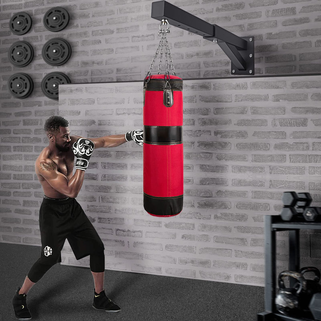 SELEWARE Heavy Bag Wall Mount - Adjustable Steel Punching Bag Hanger