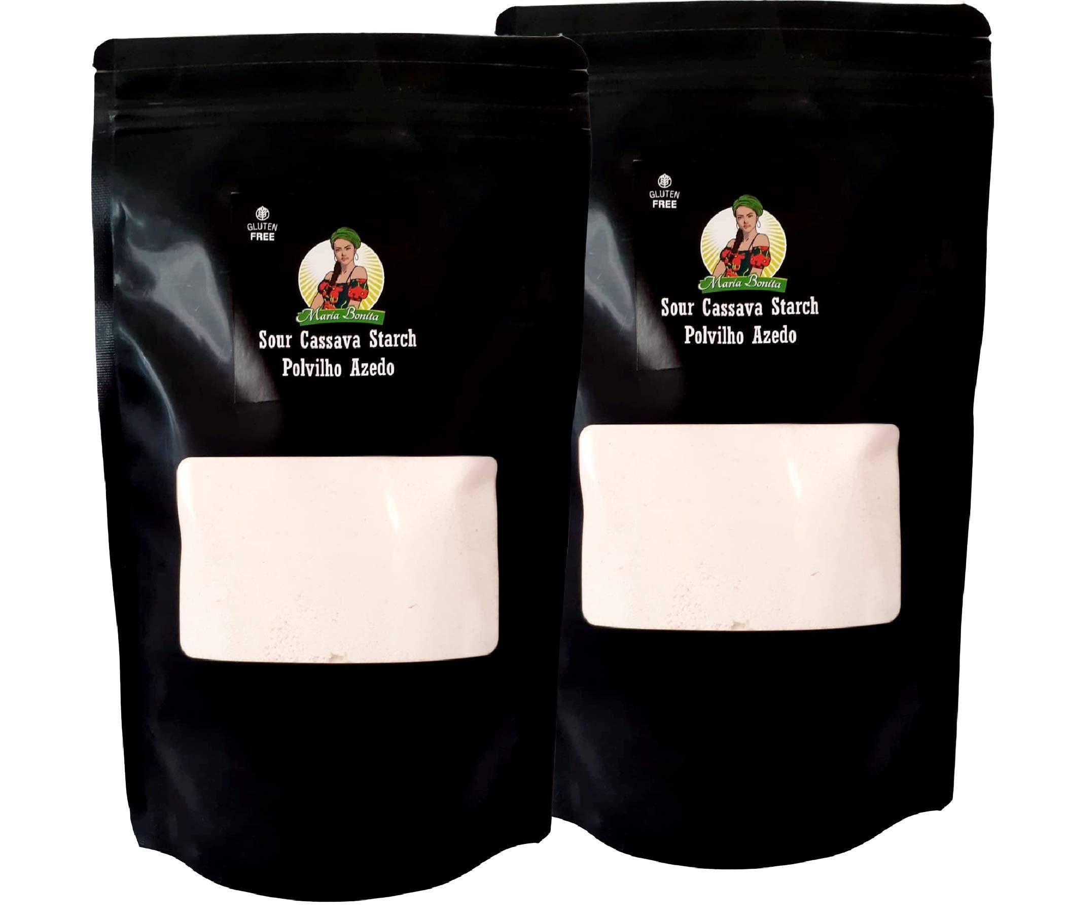 Sour Cassava Starch - Polvilho Azedo for Pao de Queijo - 2x400g