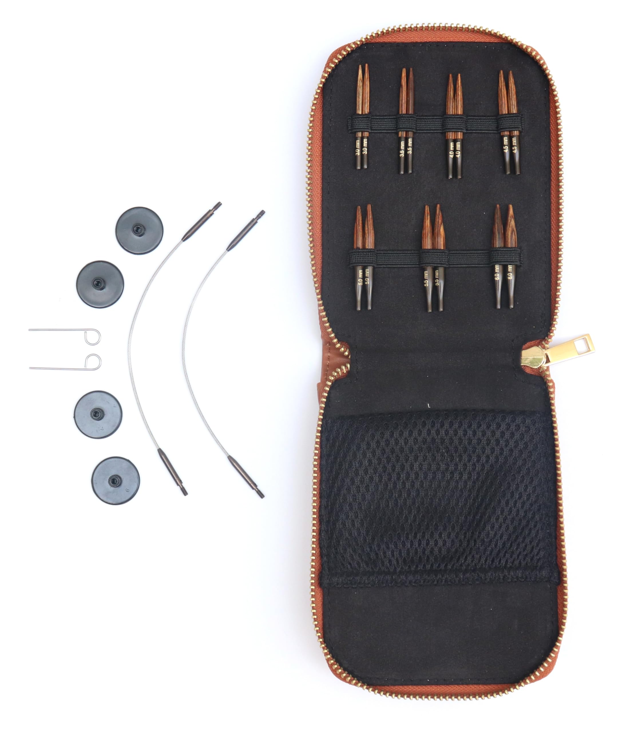 KnitPro Ginger Mini Interchangeable Knitting Needle Set | 7 Pairs