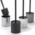 SAVEGA Silicone Toilet Brush with Holder – Stainless Steel & Hygienic