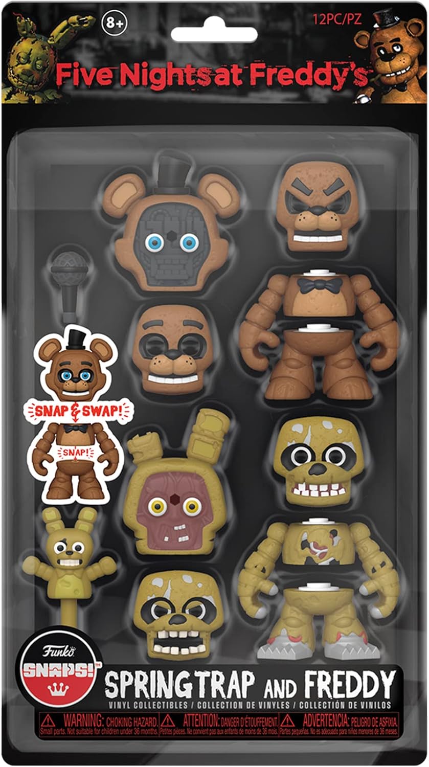 Funko FNAF Snaps: Freddy Fazbear & Springtrap Vinyl Figures 2-Pack