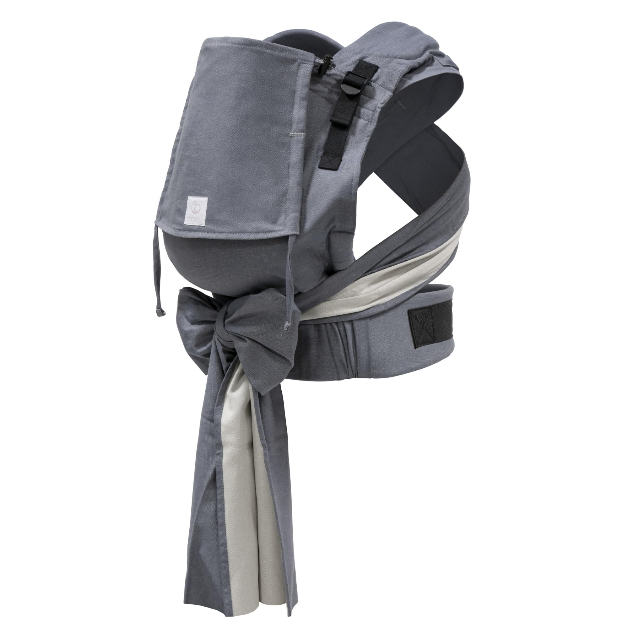 Stokke Limas Carrier Plus – Half-Buckle Baby Carrier – Slate Melange