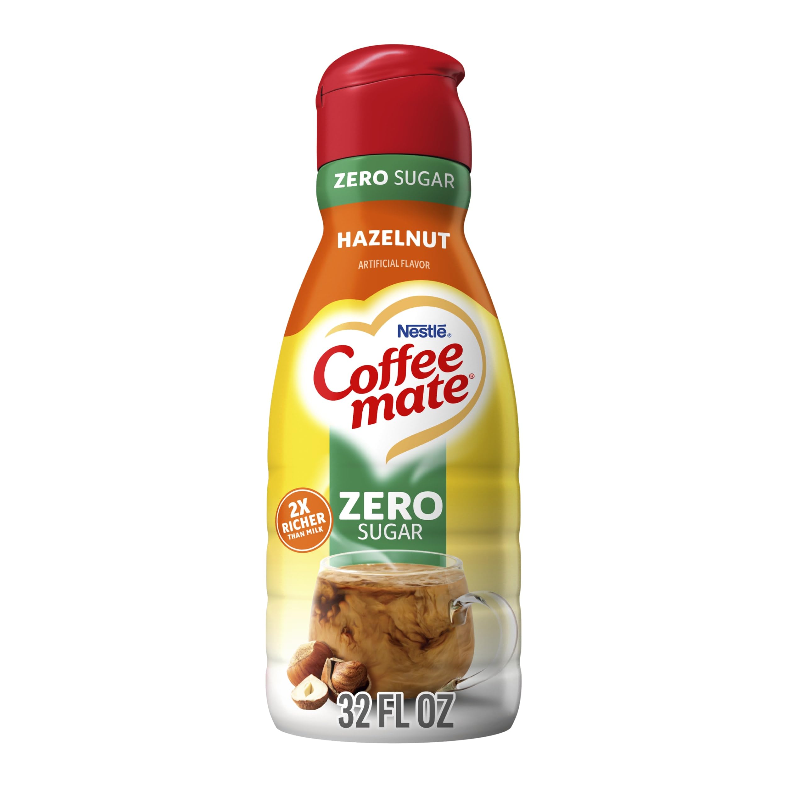 Coffee Mate Hazelnut Sugar Free Liquid Coffee Creamer – 946g Bottle