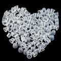 1100Pcs Tattoo Ink Caps – 14x11mm Disposable Plastic Cups