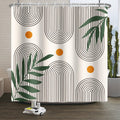 Jolof Store Boho Sun Shower Curtain | Waterproof Polyester Bathroom Decor