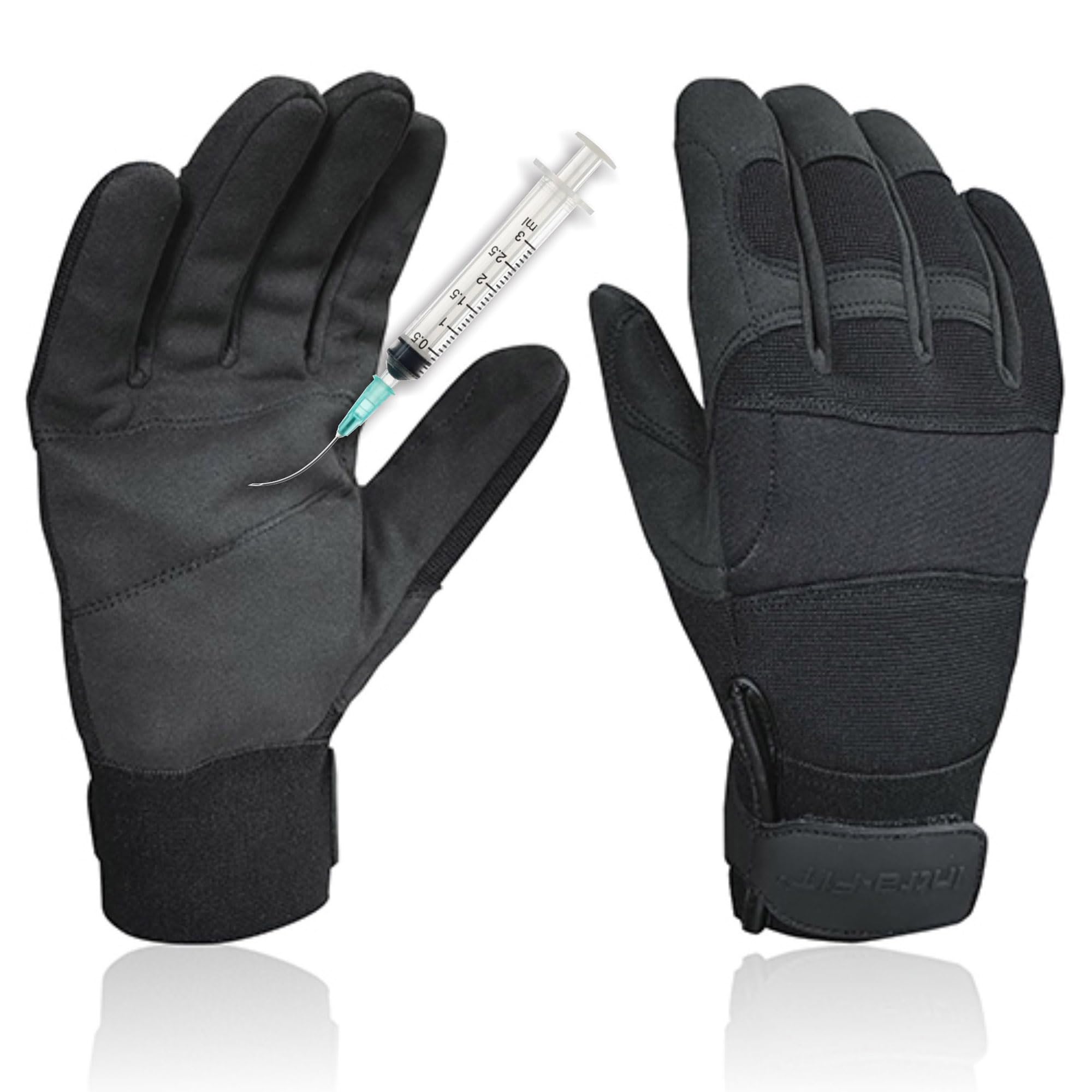 Intra-FIT Needle Puncture & Cut Resistant Safety Work Gloves - Men's Large
