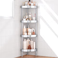 Nieifi 4-Tier Corner Shower Caddy – Rustproof Aluminum Bathroom Stand
