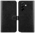 OCASE for Samsung Galaxy A56 Case | RFID Leather Wallet Flip Cover - Black