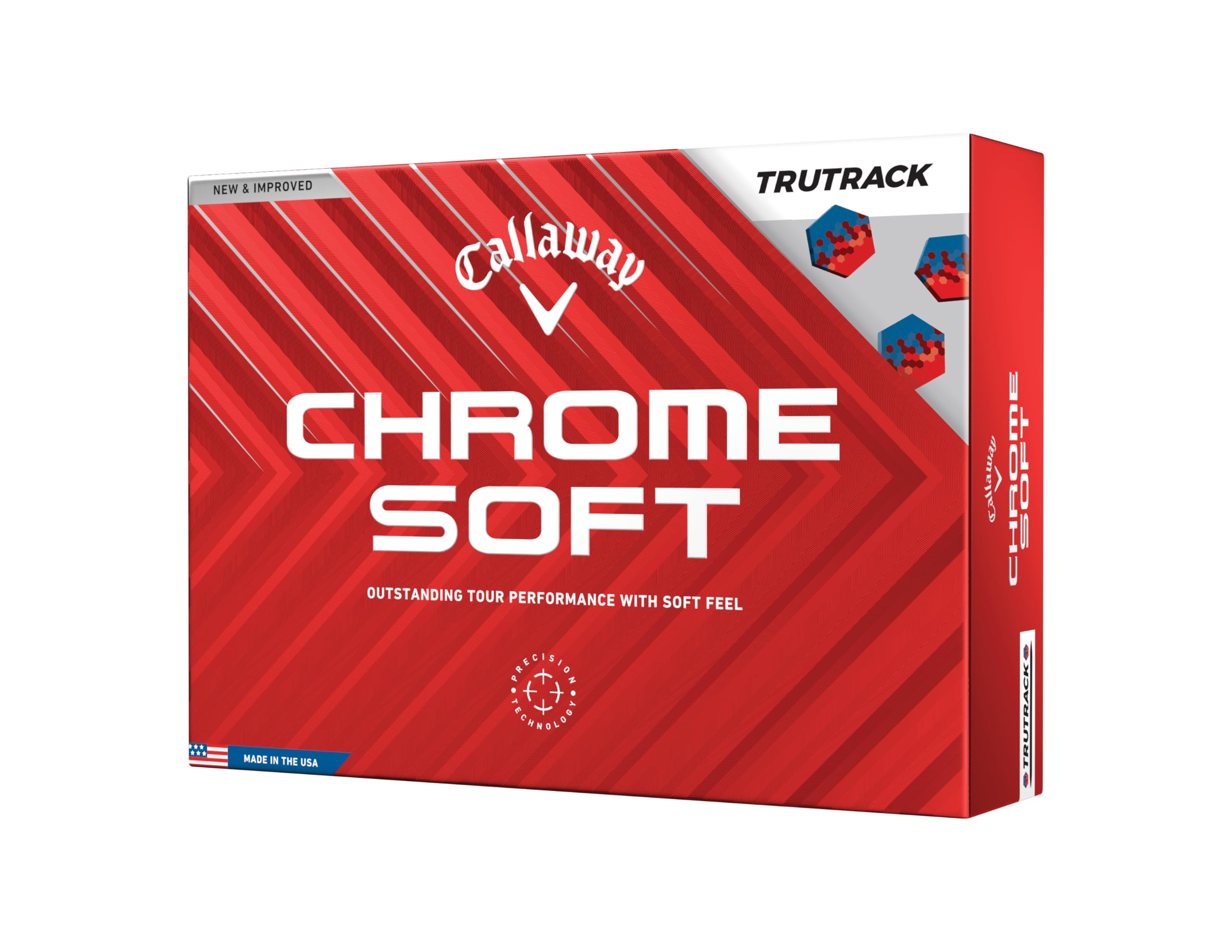 Callaway Chrome Soft 2024 Golf Balls – White TruTrack Tour Performance