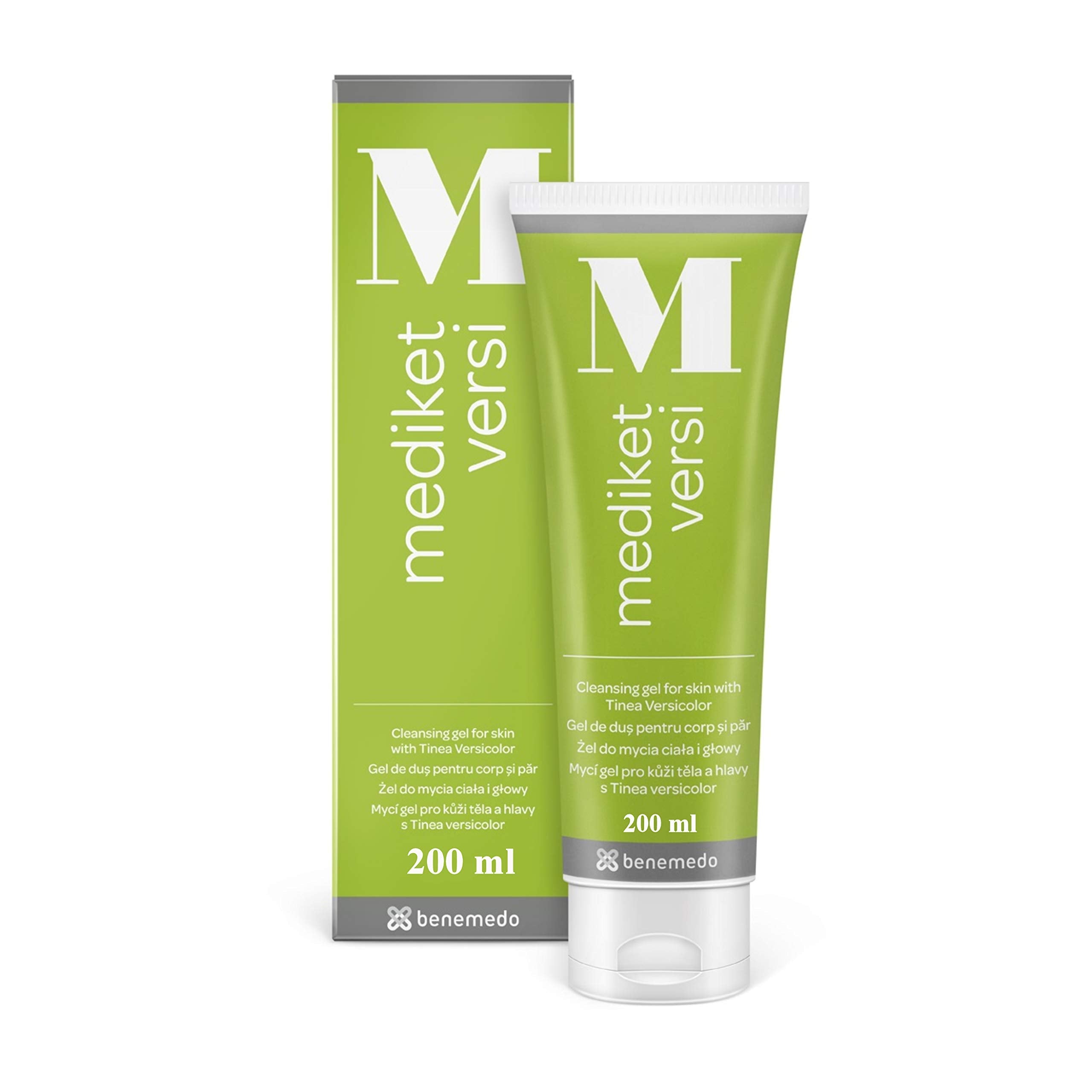 Mediket Versi Cleansing Gel for Skin and Scalp – Tinea Versicolor 200ml