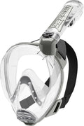 Cressi Duke Full Face Snorkel Mask – Anti-Fog Dry Snorkeling Gear