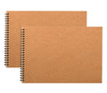 Jolof Store A3 Sketchbook 2-Pack | 160gsm Spiral Bound Hardback Pad