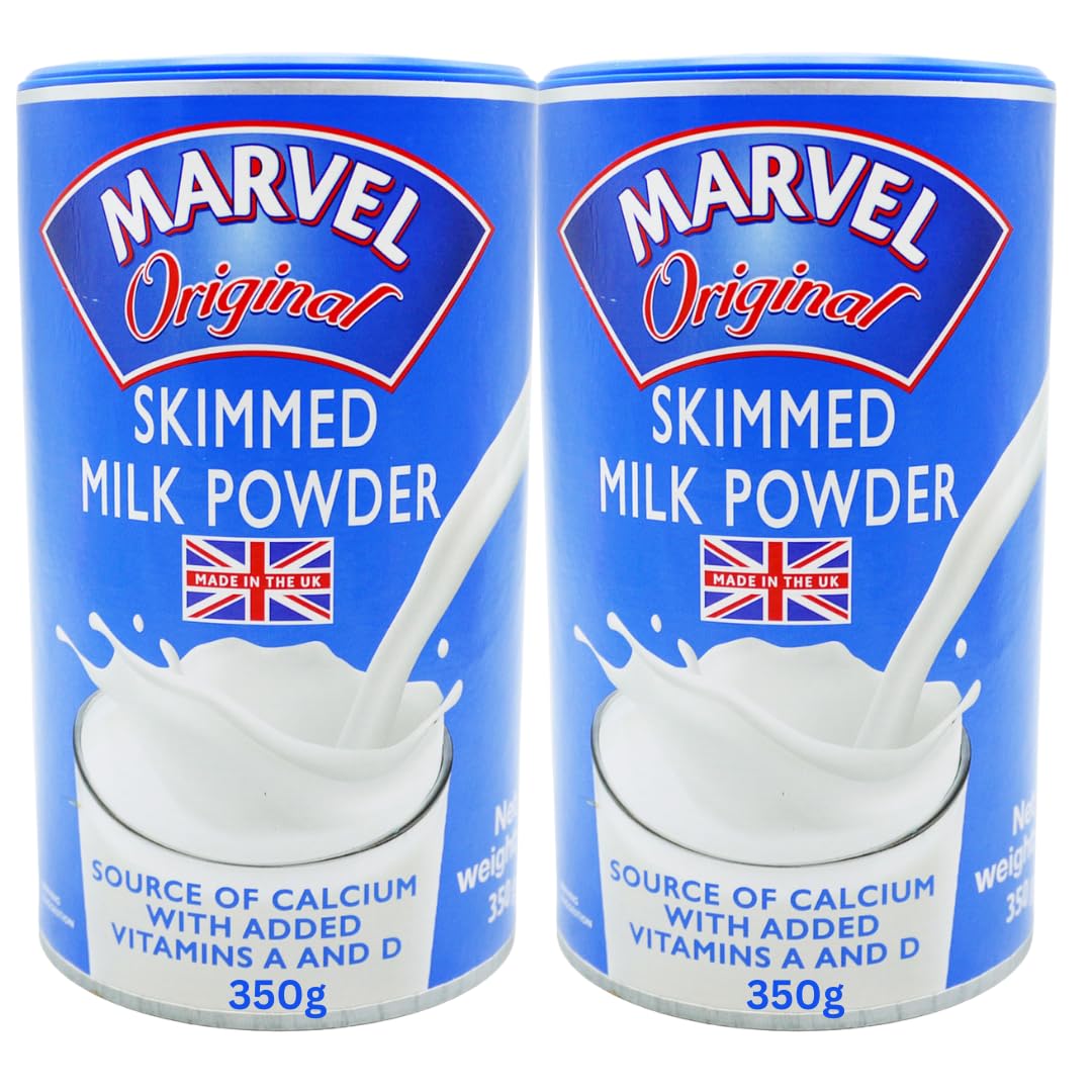 Marvel Skimmed Milk Powder – High Protein & Vitamins A&D – 2 x 350g