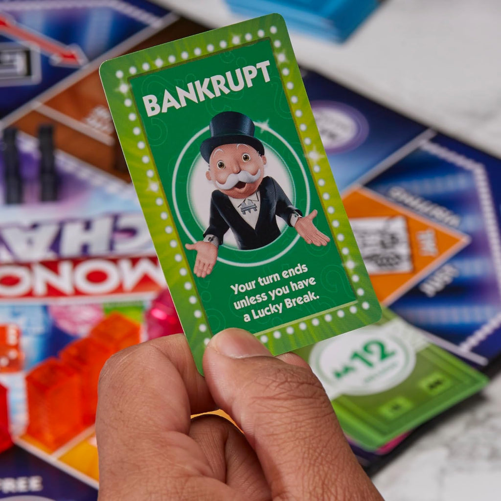 Hasbro Monopoly Chance Card Game – Fast-Paced Family Strategy Board Game