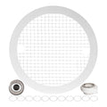 Drain hair catcher for gluing, 12 pcs, compatible with Viega Tempoplex shower drain year 2001-2006, disposable strainer sticker, shower tray filter