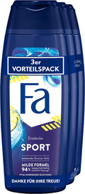 Fa Revitalising Sport Shower Gel | Green Citrus Scent | 750 ml