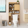 BonVache Over Toilet Storage Cabinet – Rattan Bathroom Space Saver