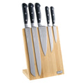 5 Piece Precision Steel Knife Set with Magnetic Bamboo Block