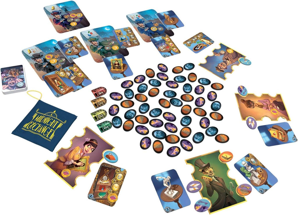 Midnight Exchange Strategy Board Game by Snaps – Art Collection Game