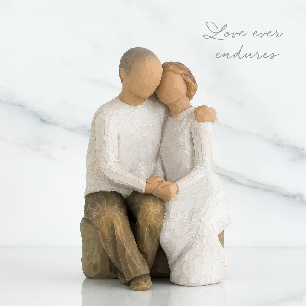 Willow Tree Anniversary Figurine – Hand-Painted Resin Sculpture, 6-Inch