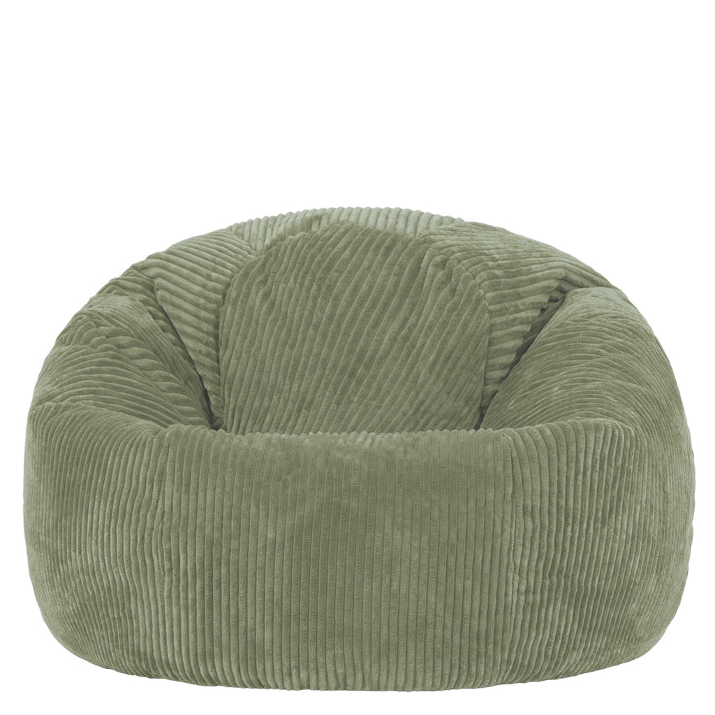 icon Kingston Cord Bean Bag with Filling Included, Set of 2, Green