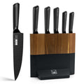 CFORM 6-Piece Kitchen Knife Set with Block – High Carbon Stainless Steel