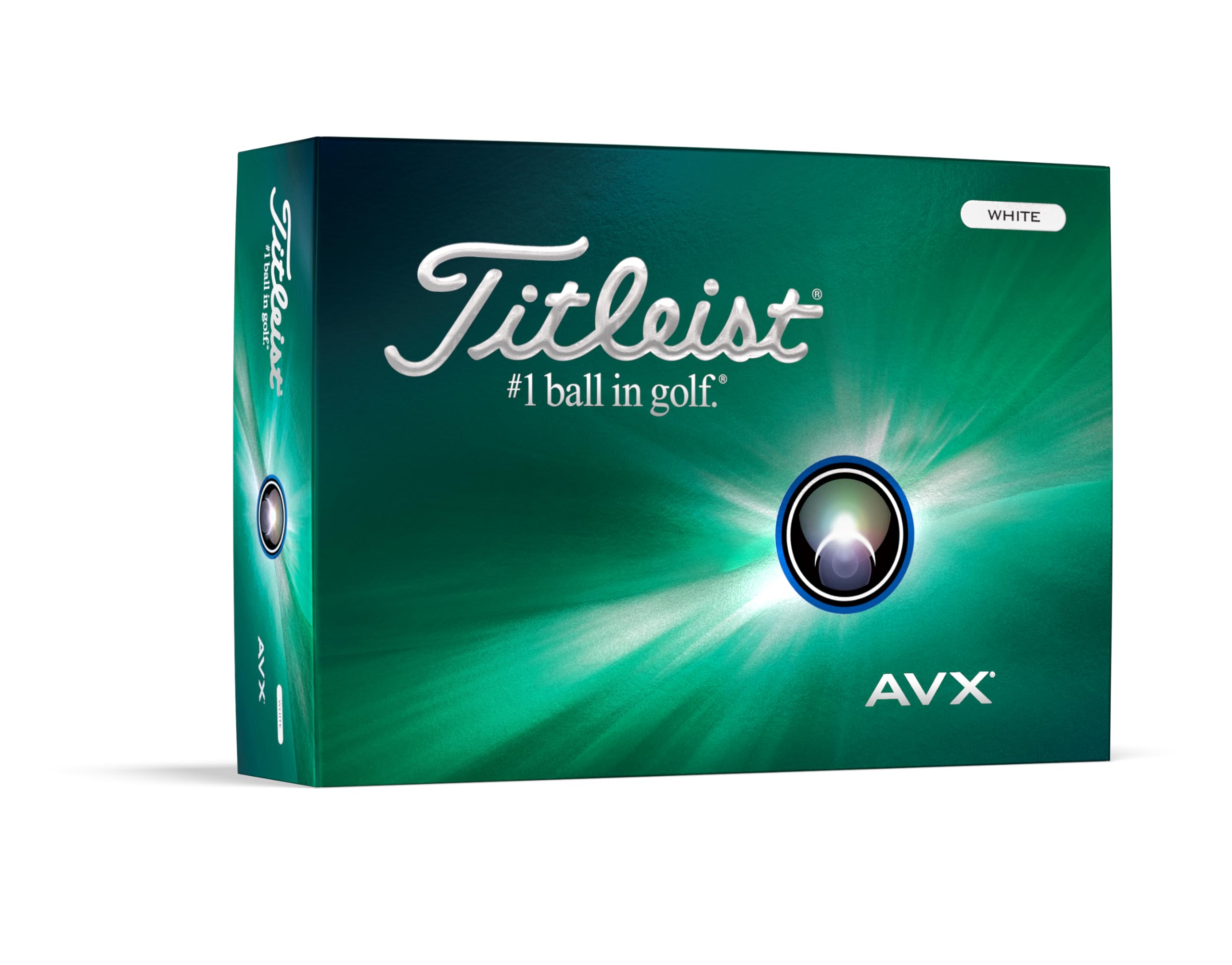 Titleist AVX Golf Balls - White - Low Spin Soft Feel Distance Balls