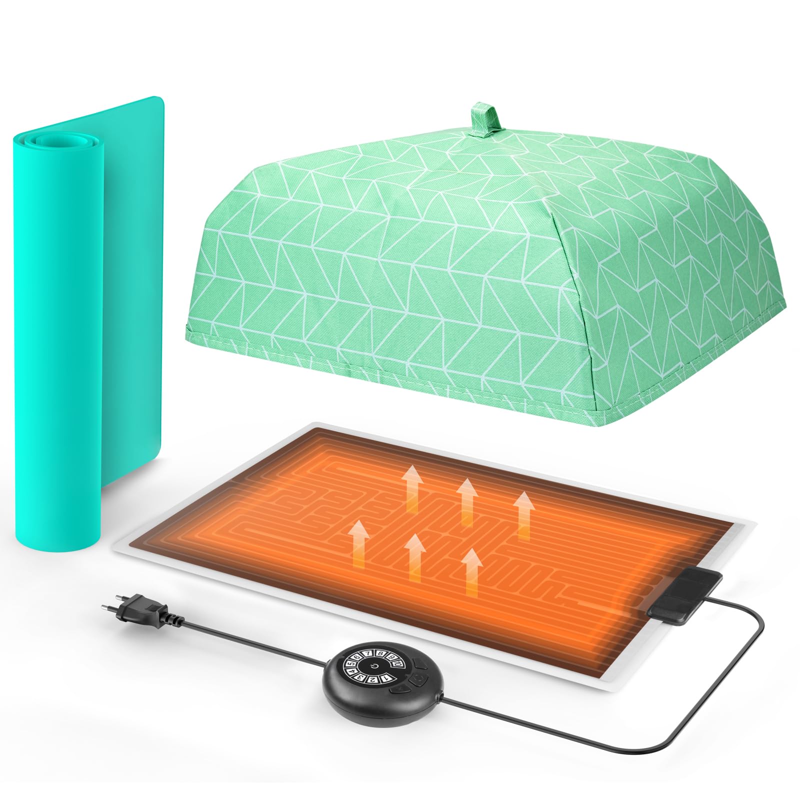 ISTOYO Resin Heating Mat – Epoxy Curing Machine with Timer & Bubble Remover