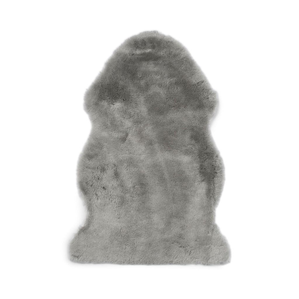Nordic Sheep Baby Sheepskin Rug 95x60 cm | Real Lambskin in Light Grey