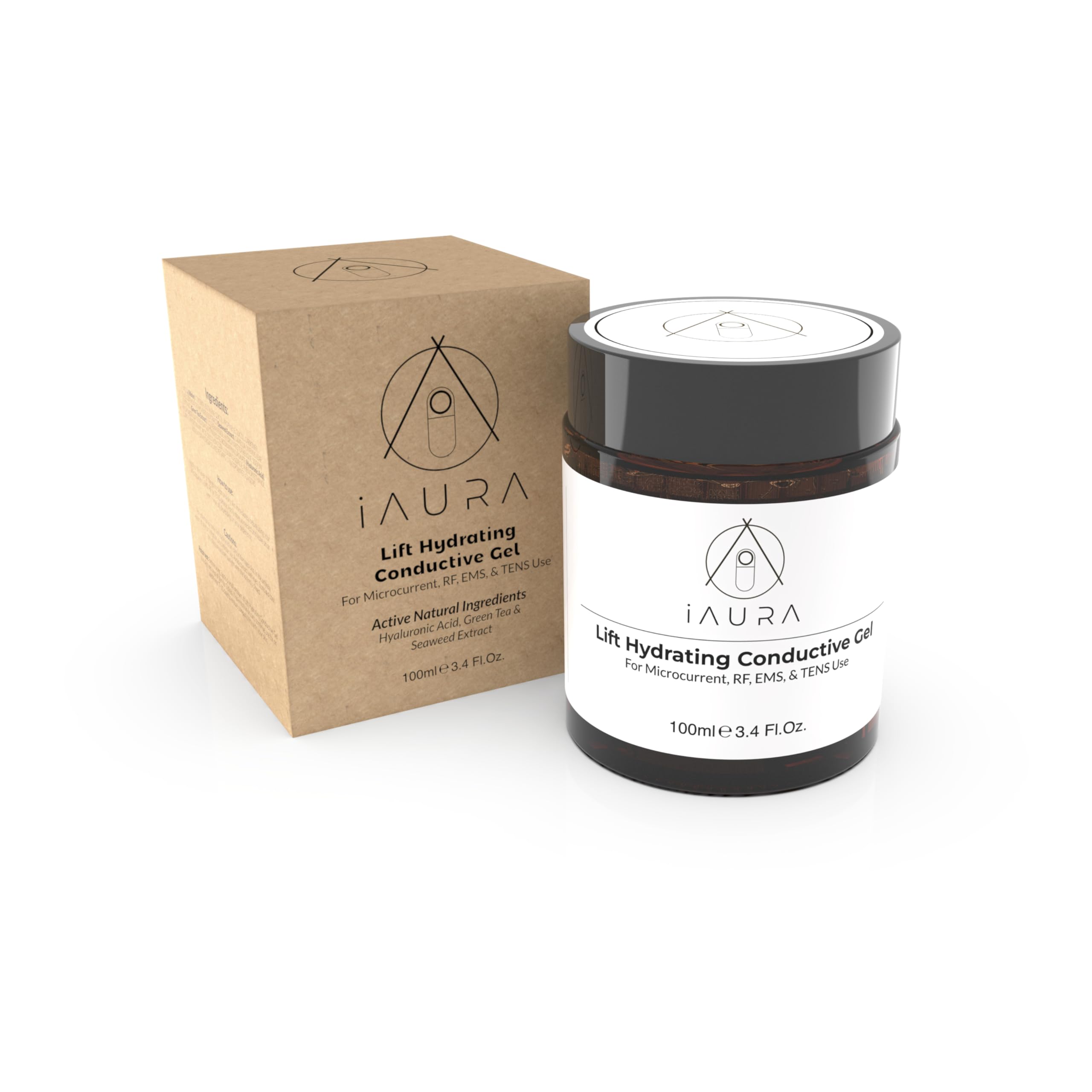 iAURA Lift Hydrating Conductive Gel with Hyaluronic Acid for Microcurrent