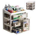 Medicine Storage Box – 4 Clear Drawers First Aid Organiser