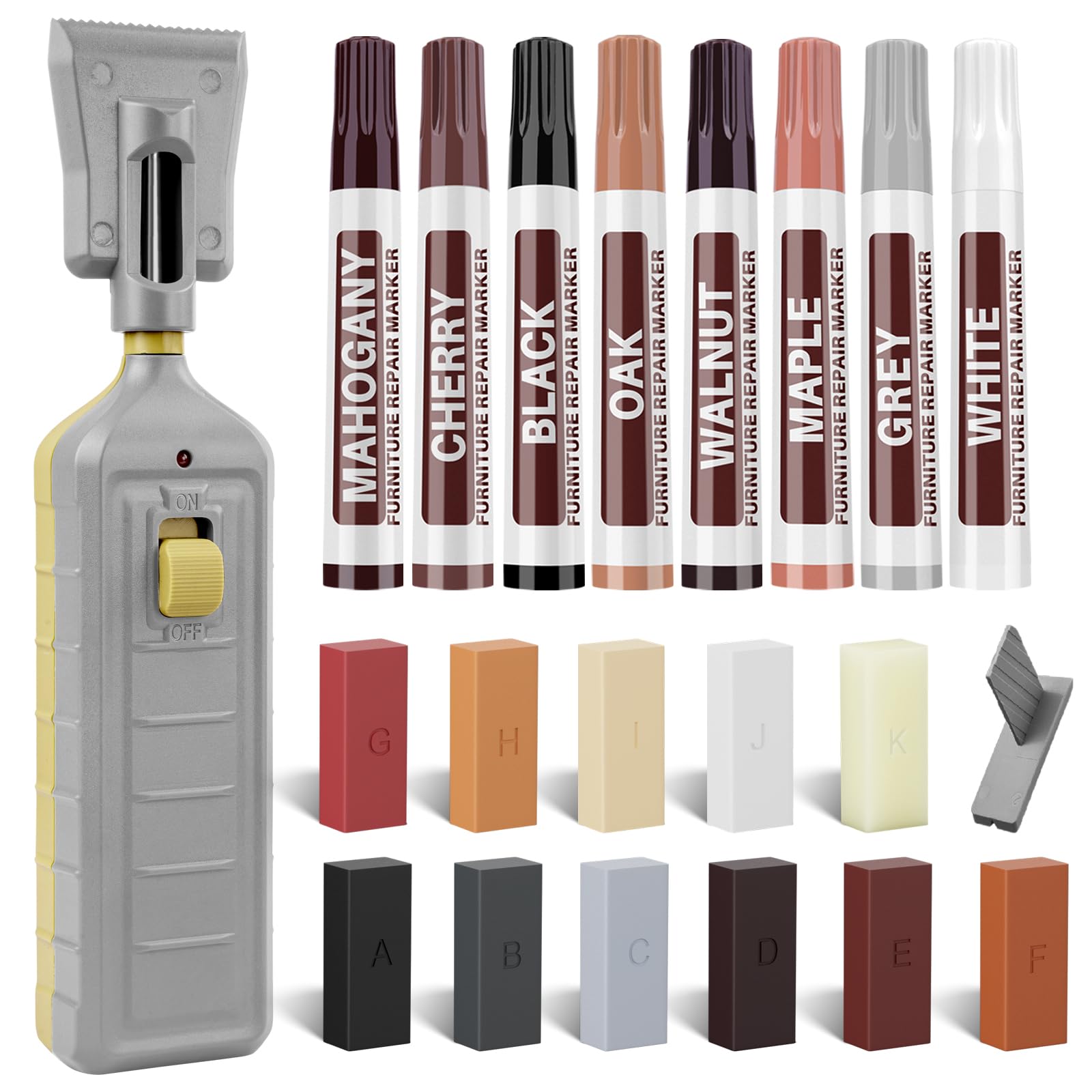 Laminate Floor Repair Kit – 11 Colors Wood Wax Filler
