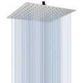 10" Square Rain Shower Head – High Pressure Stainless Steel