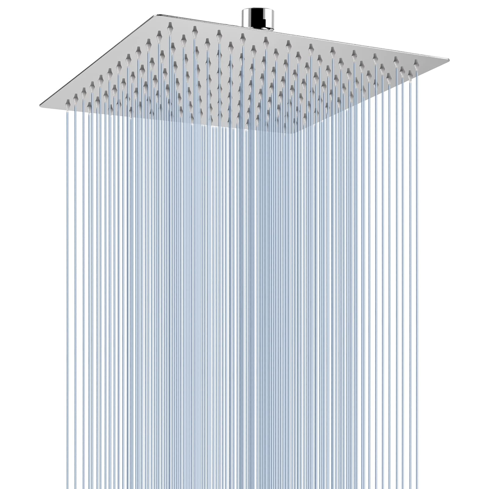 10" Square Rain Shower Head – High Pressure Stainless Steel