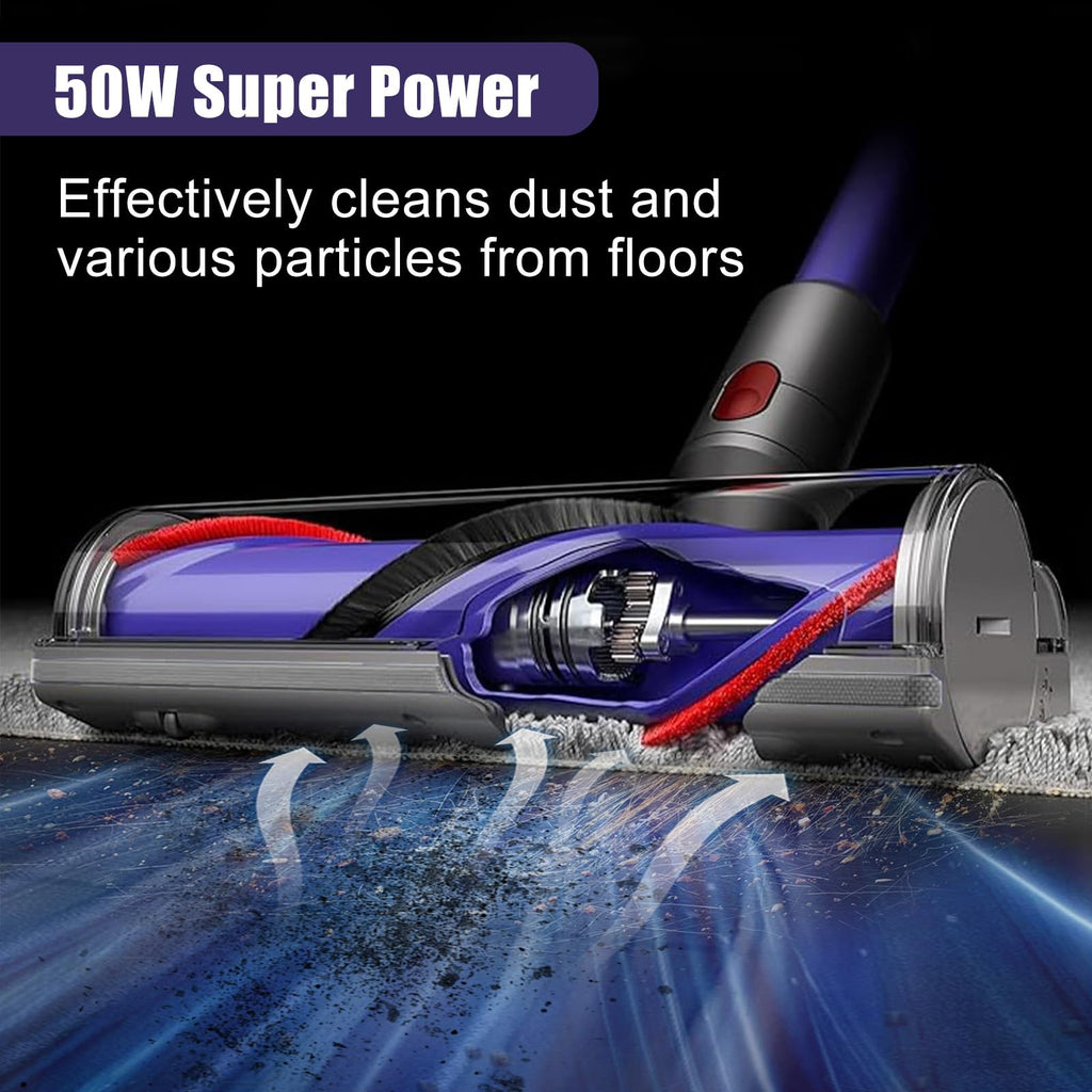 Chuancheng Turbine Floor Brush Head for Dyson V7 V8 V10 V11 V15 Vacuum