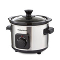 Morphy Richards 460300 Slow Cooker | 1.5L Ceramic & Brushed Steel