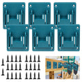 Wall Mount Tool Holder for Makita 18V 14.4V Drills - 6 Pack