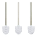 Jolof Store Toilet Brushes Set of 3 – Stainless Steel Replacement Heads