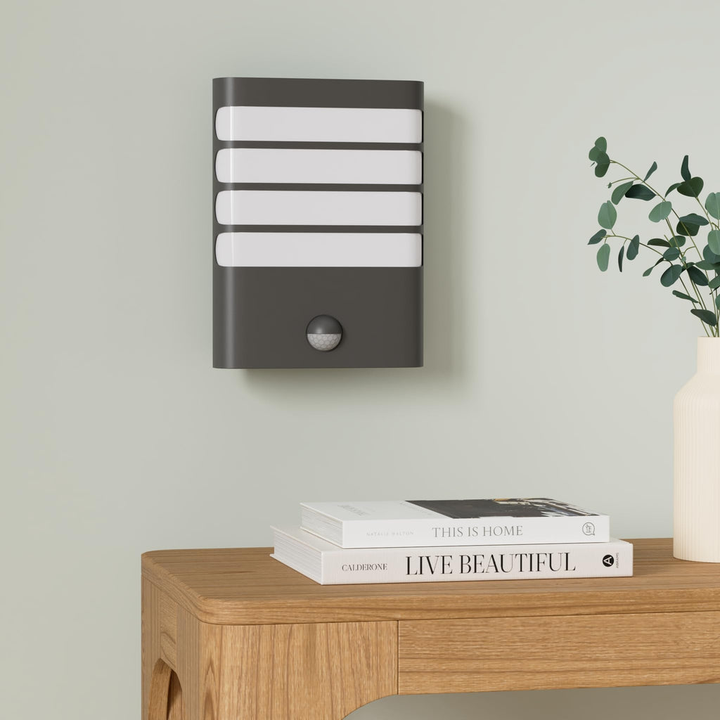 Philips Raccoon LED Wall Light | Motion Sensor Outdoor Lamp – Anthracite