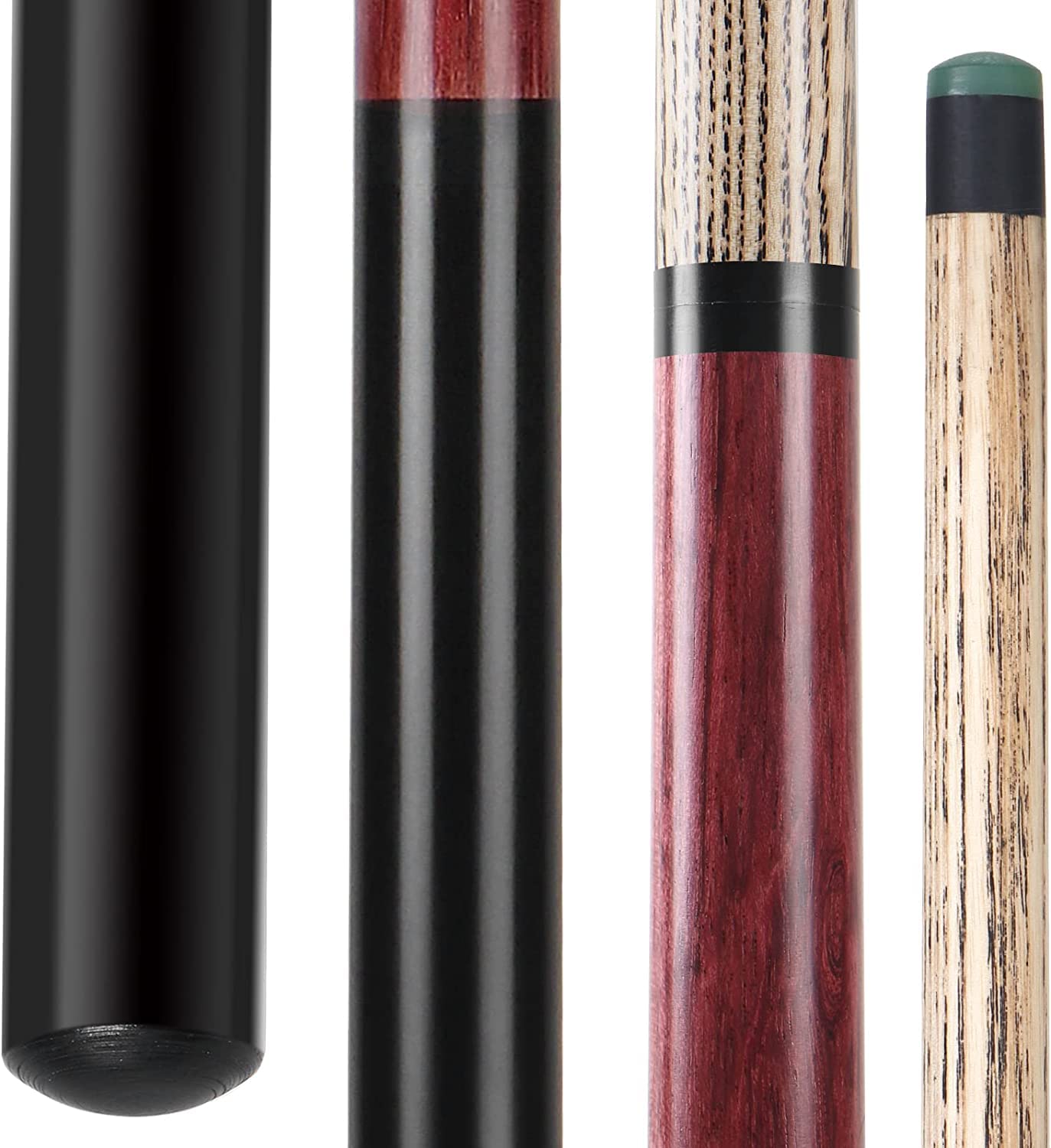 Aklot Jump Break Pool Cue | 20oz Ash Wood Stick with 14mm Bakelite Tip