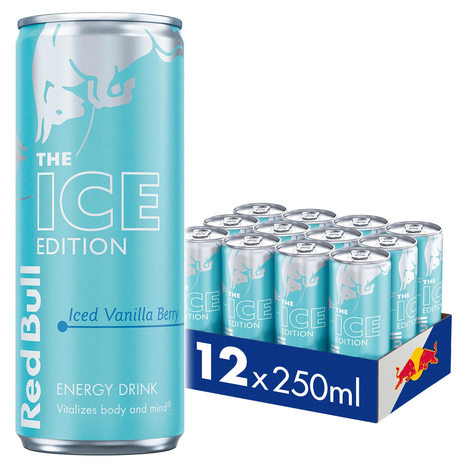 Red Bull Energy Drink - Winter Iced Vanilla Berry Edition - 12 x 250ml